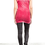 AVANT TOI Damen Baumwoll Top rot