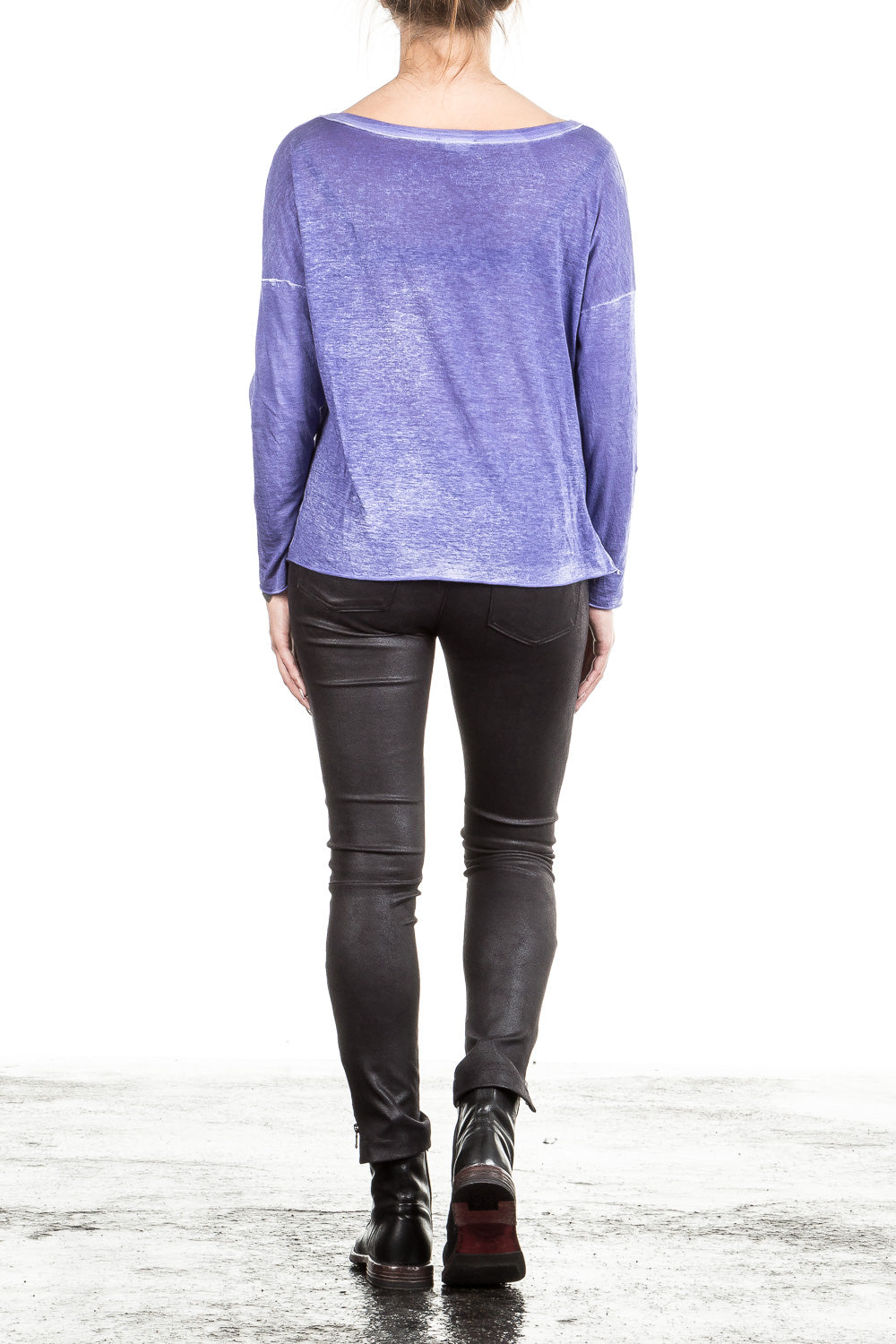 AVANT TOI Damen Baumwoll Shirt blau 