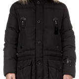 Eleven Elfs Herren Daunen Parka BIG FOOT schwarz