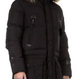 Eleven Elfs Herren Daunen Parka BIG FOOT schwarz