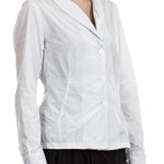 Katharina Hovman Damen Bluse hellgrau