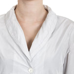 Katharina Hovman Damen Bluse hellgrau
