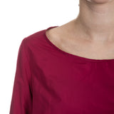 Katharina Hovman Damen Taft Bluse fuchsia