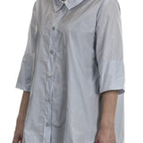 Katharina Hovman Damen 1/2 Arm Bluse hellblau