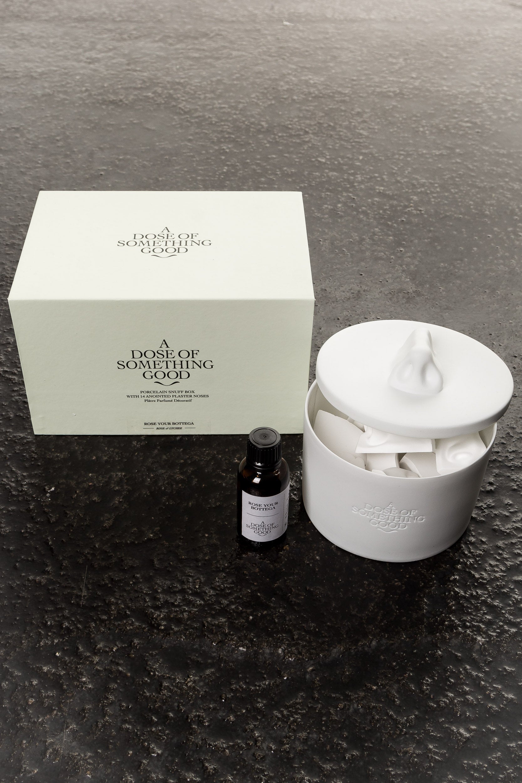 A DOSE OF SOMETHING GOOD Snuff Box ROSE YOUR BOTTEGA weiß