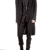 Isabel Benenato Herren Mantel Military schwarz