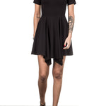 Plein Sud Jeanius Damen Jersey Kleid schwarz