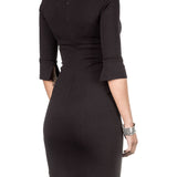Plein Sud Jeanius Damen Jersey Kleid lang schwarz
