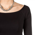 Plein Sud Jeanius Damen Jersey Kleid lang schwarz