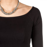 Plein Sud Jeanius Damen Jersey Kleid lang schwarz