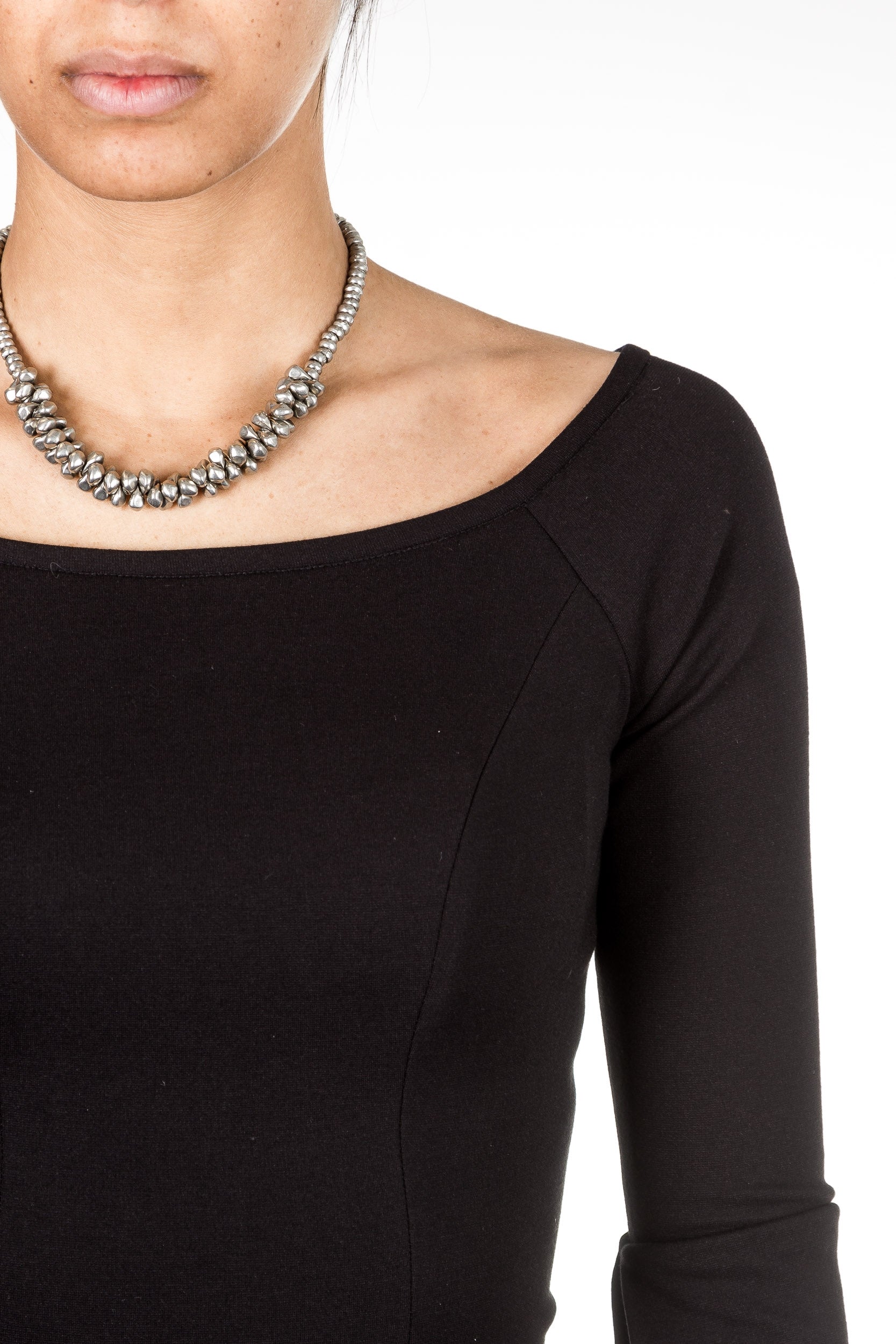 Plein Sud Jeanius Damen Jersey Kleid lang schwarz