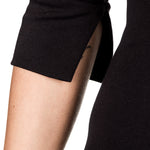 Plein Sud Jeanius Damen Jersey Kleid lang schwarz