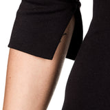 Plein Sud Jeanius Damen Jersey Kleid lang schwarz