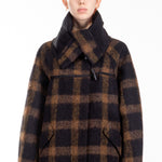 Annette Görtz Damen Dufflecoat kariert