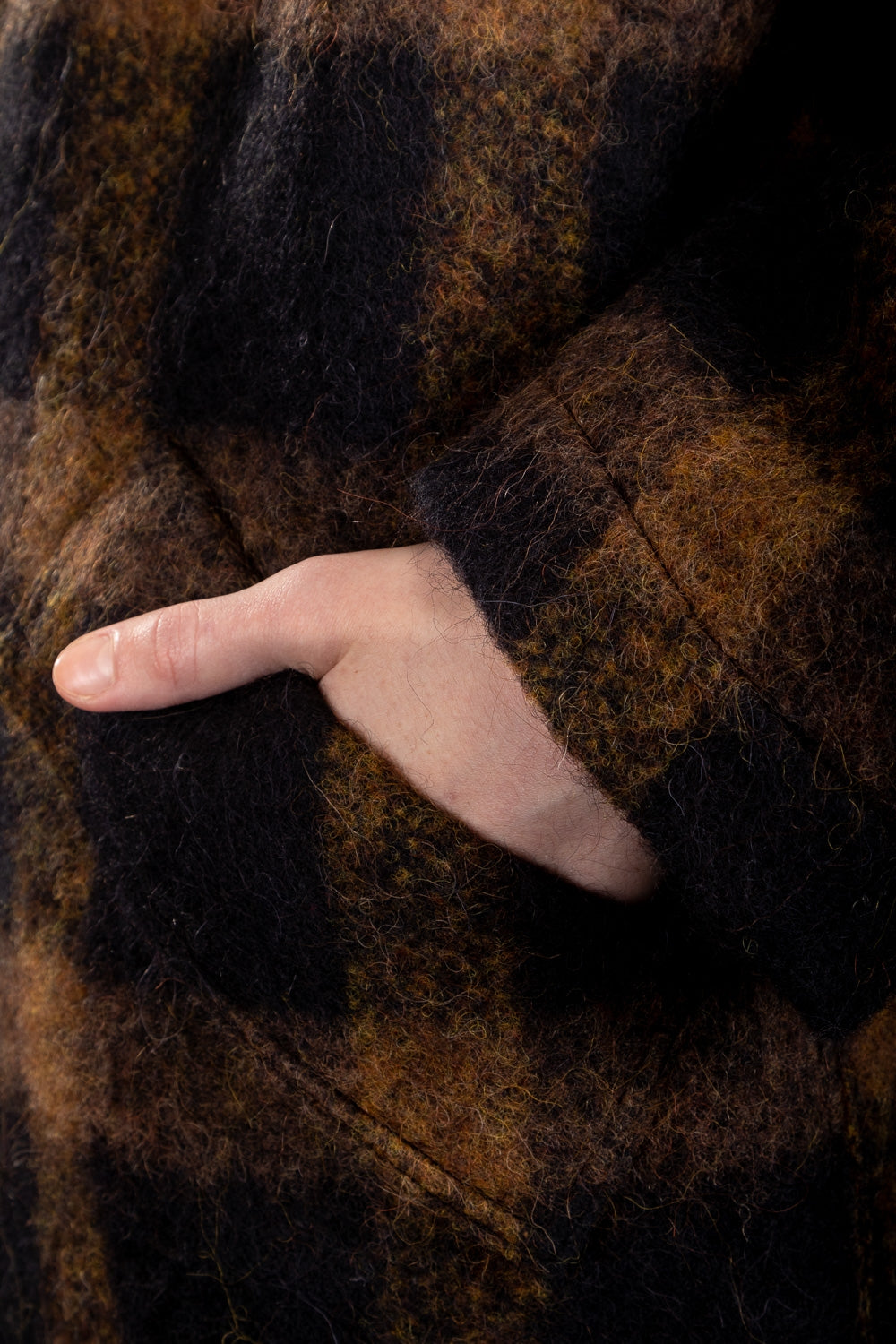 Annette Görtz Damen Dufflecoat kariert