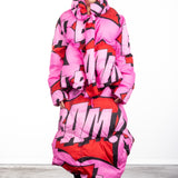 Rundholz Damen Daunenjacke Multicolour Comic Print