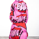 Rundholz Damen Daunenjacke Multicolour Comic Print