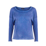 AVANT TOI Damen Baumwoll Shirt blau 