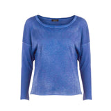 AVANT TOI Damen Baumwoll Shirt blau 