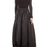 ISSEY MIYAKE Plissee Hoserock schwarz