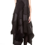 ISSEY MIYAKE Plissee Kleid schwarz