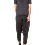 ISSEY MIYAKE Herren T-Shirt Crashed Look TORUS KANOKO schwarz