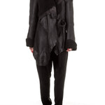 Ann Demeulemeester Damen Hose Avantgarde schwarz 
