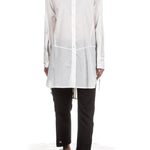 Ann Demeulemeester Damen Bluse Oversized weiß