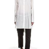 Ann Demeulemeester Damen Bluse Oversized weiß