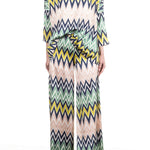 M Missoni Damen Hose Zick Zack Print multicolour 
