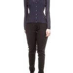 M Missoni Damen Strick Jacke navy