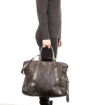 numero 10 Leder Tasche braun