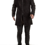 AVANT TOI Herren Kaschmir Mix Kapuzenjacke schwarz