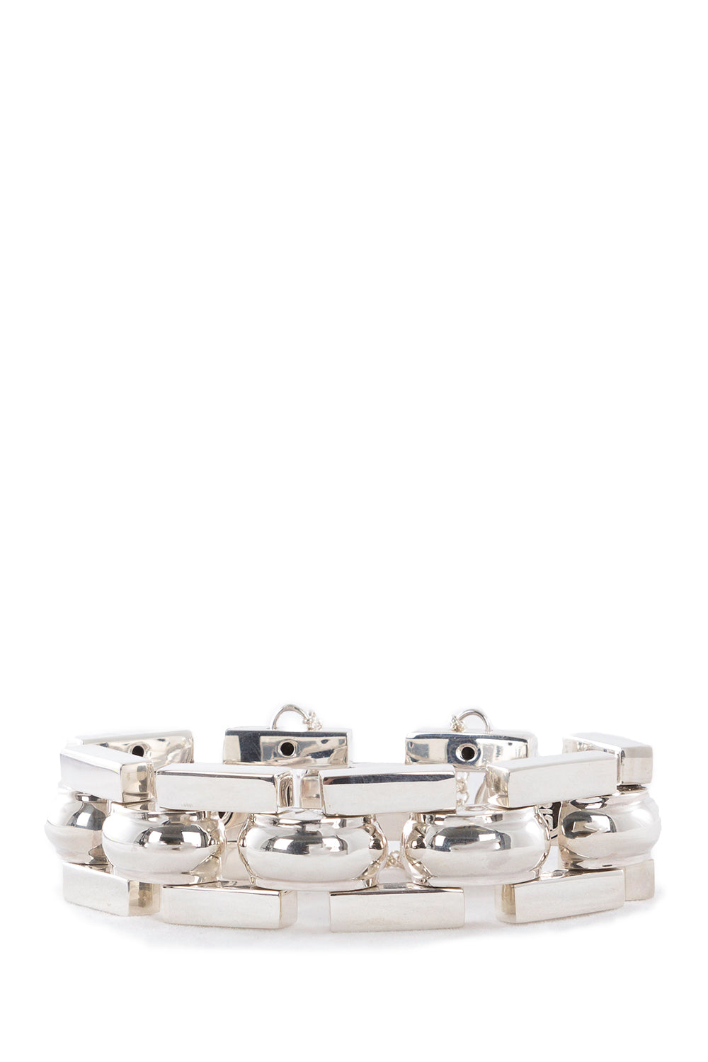 BUDDHA TO BUDDHA Silberarmband BATUL 2 cm silber