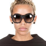 Kuboraum Sonnenbrille MASK A2 DUNE schwarz