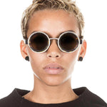 Kuboraum Sonnenbrille MASK Z3 braun silber