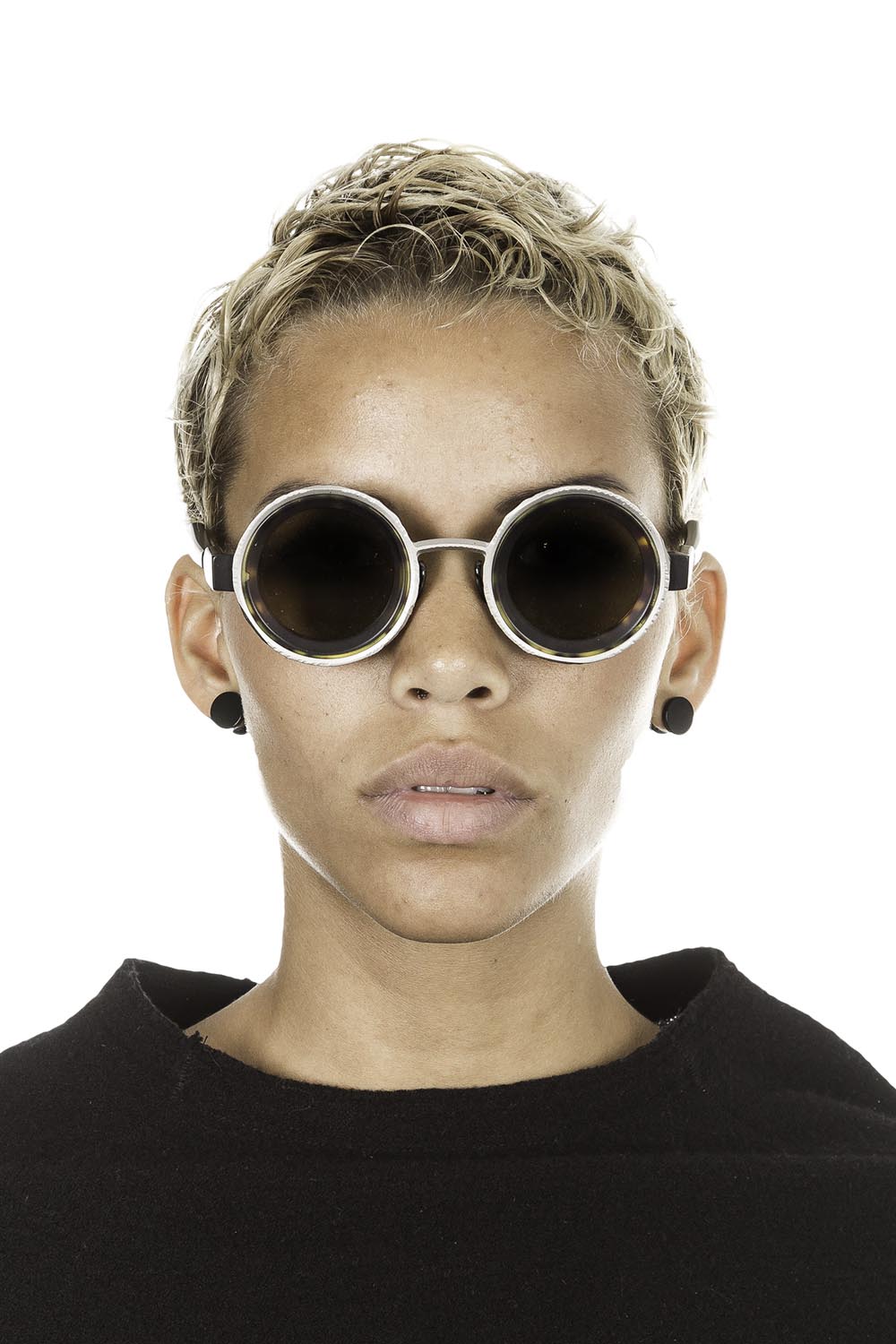 Kuboraum Sonnenbrille MASK Z3 braun silber