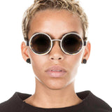Kuboraum Sonnenbrille MASK Z3 braun silber
