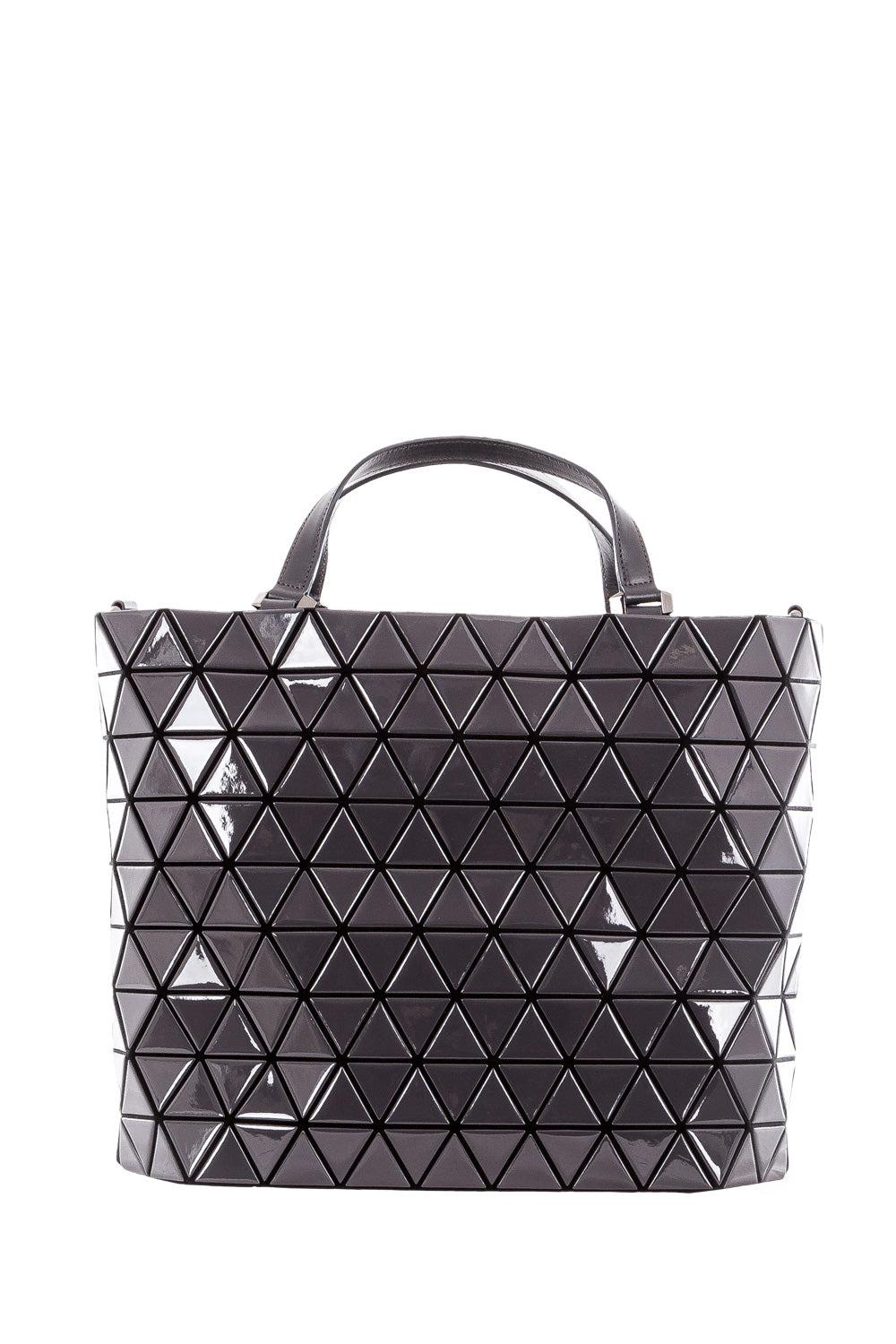 BAO BAO ISSEY MIYAKE Handtasche CRYSTAL GLOSS grau