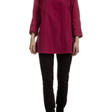 Katharina Hovman Damen Taft Bluse fuchsia