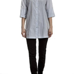 Katharina Hovman Damen 1/2 Arm Bluse hellblau