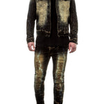 Robin`s Jean Herren Jacke GLOSS schwarz