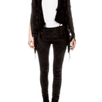 Masnada Damen Strickweste schwarz 