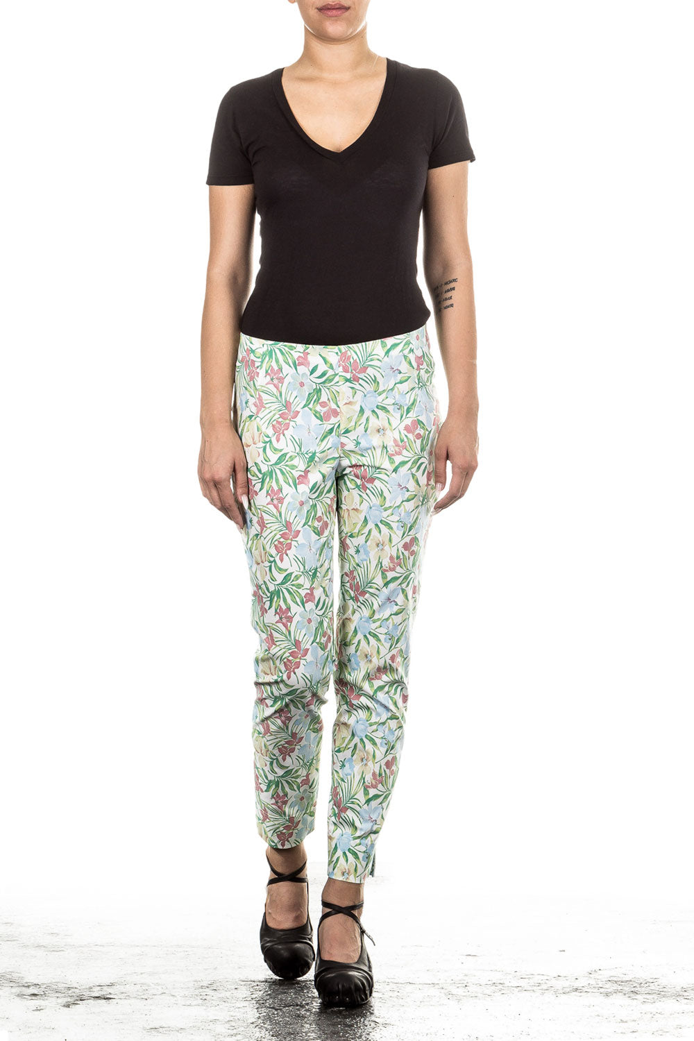 Minx Damen Hose MOSES floral gemustert multicolour