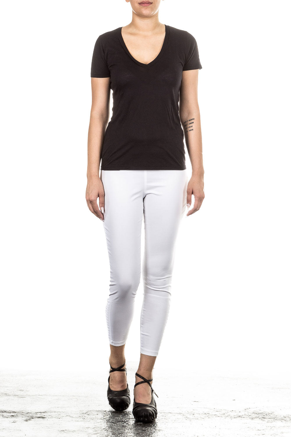 Minx Damen Hose ADI Cut-Out-Effekt weiß