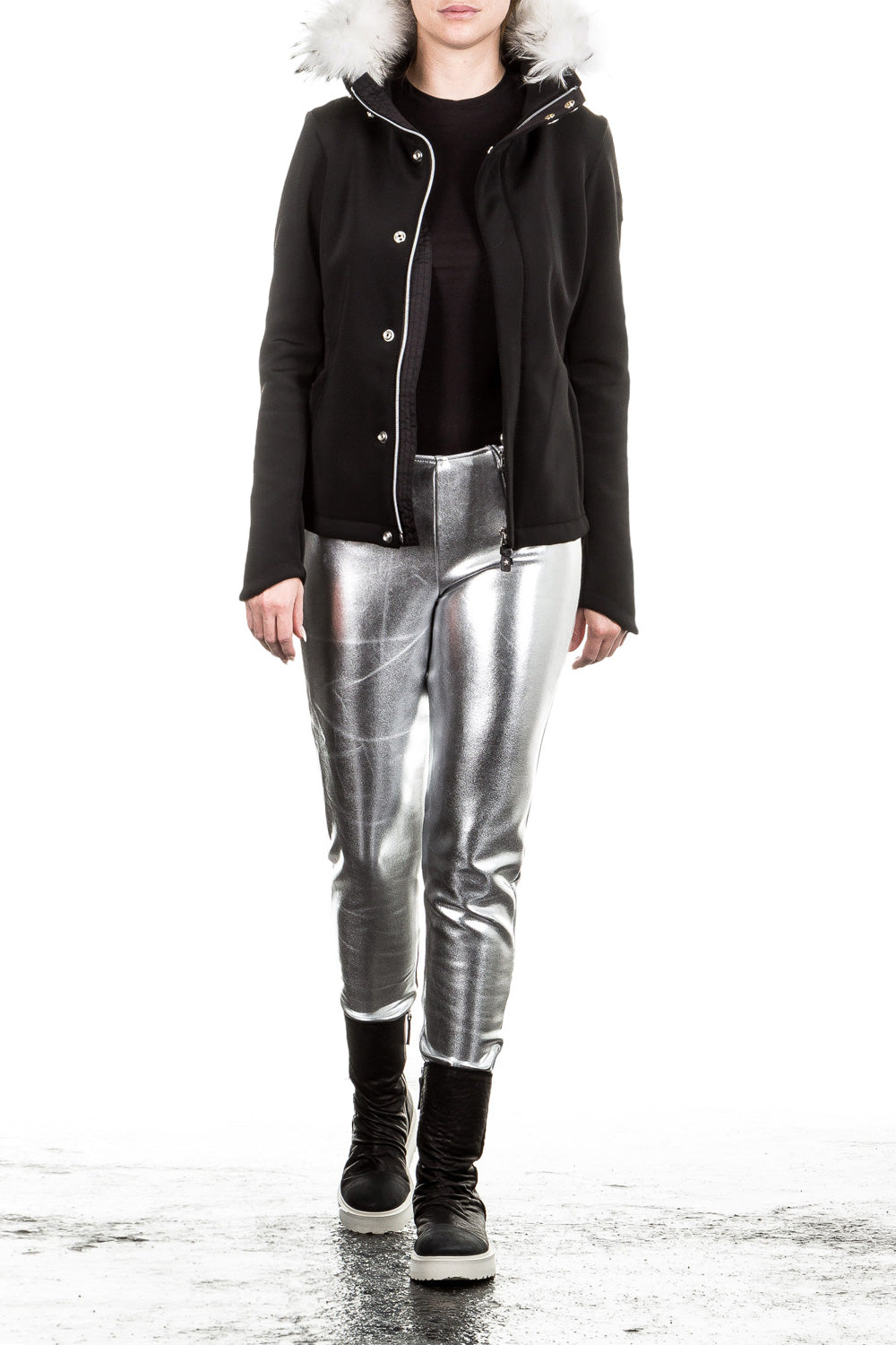 Jet Set Damen Jacke GOLDFINGER black