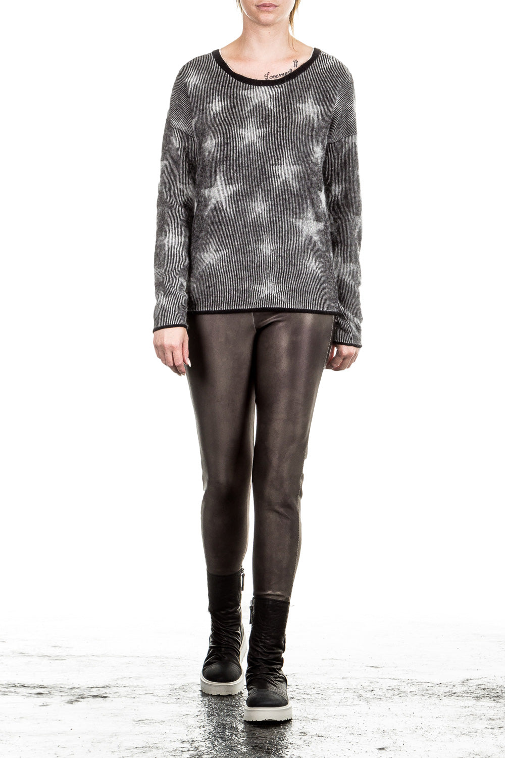 Jet Set Damen Pullover AMBER schwarz