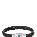 Elf Craft Lederarmband mit Türkis schwarz