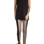 Minx Damen Hose MAYE beige schwarz