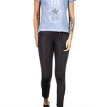 Jet Set Damen T-Shirt INDI blau